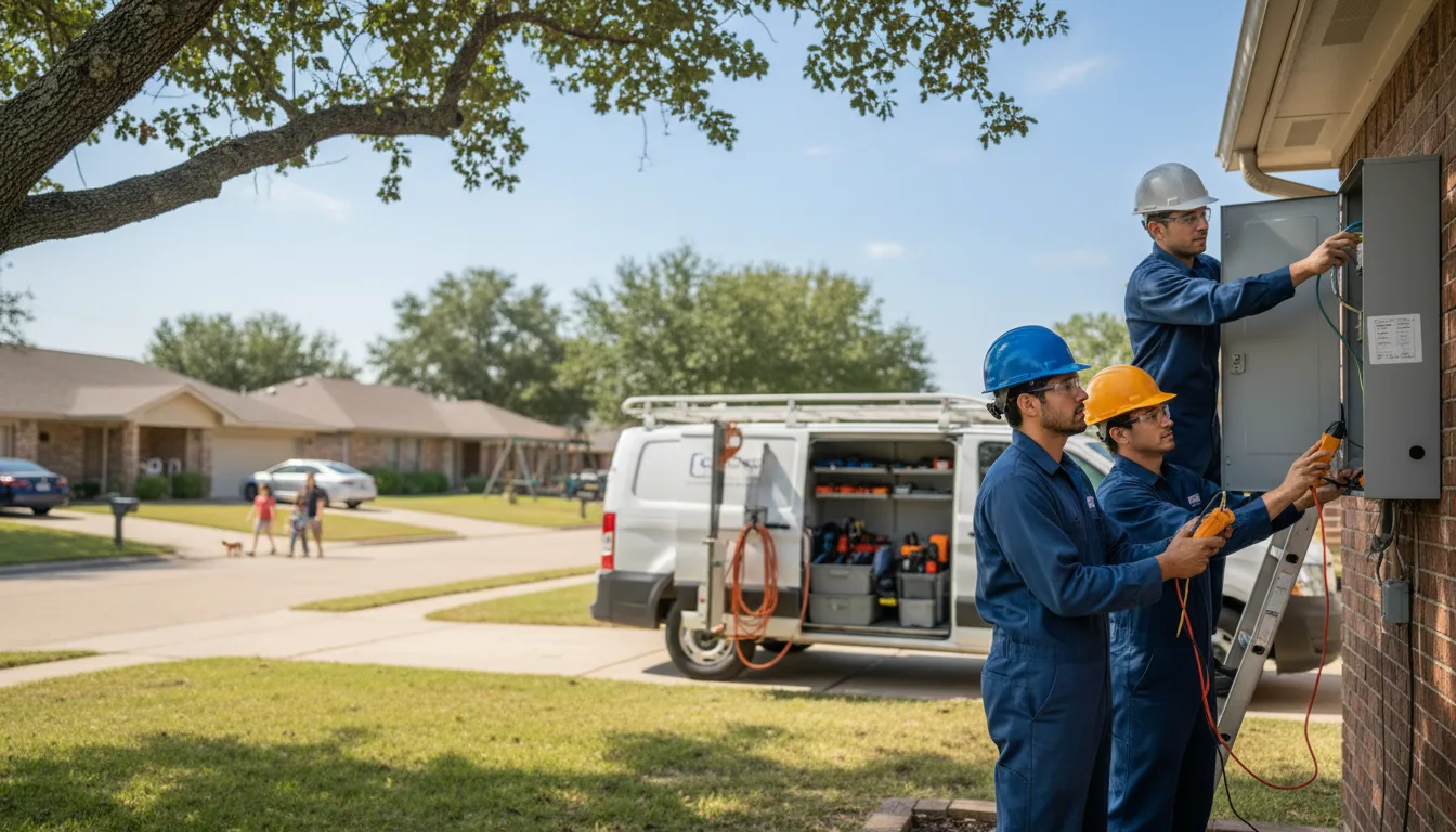 Certified electrician providing emergency electrical services in Nachusa, IL